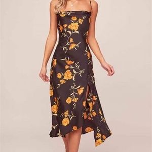ASTR Gaia Dress Black Floral